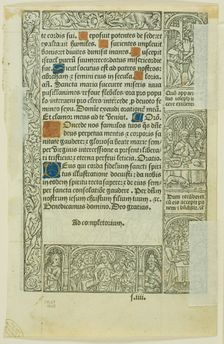 Death of Virgin, from Book of Hours, n.d. Creator: Philippe Pigouchet