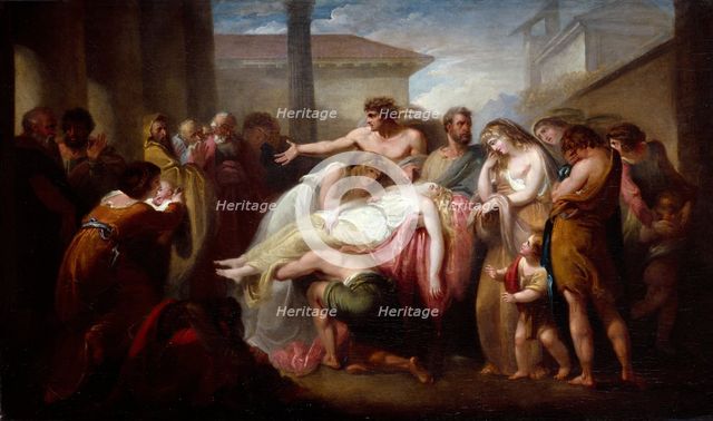 Death of Virginia, 1797. Creator: Henry Tresham.