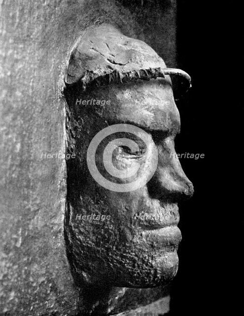 Death mask of Lorenzo de' Medici, ruler of Florence, 1492 (1956). Artist: Unknown