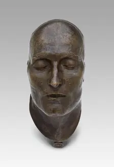 Death Mask of Napoleon, modeled 1821 (cast 1833). Creators: Louis Richard, E. Quesnel