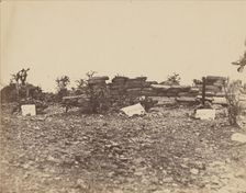 [Death Scene], 1867. Creator: François Aubert