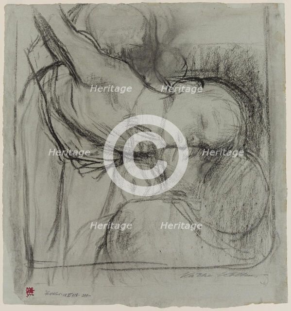 Death, Woman, and Child, c1910. Creator: Kathe Kollwitz.