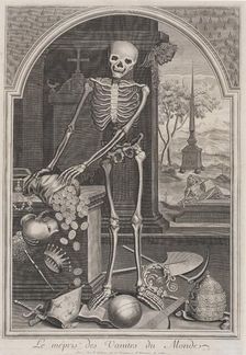 Death with Worldly Vanities, 1700/1720. Creator: Unknown