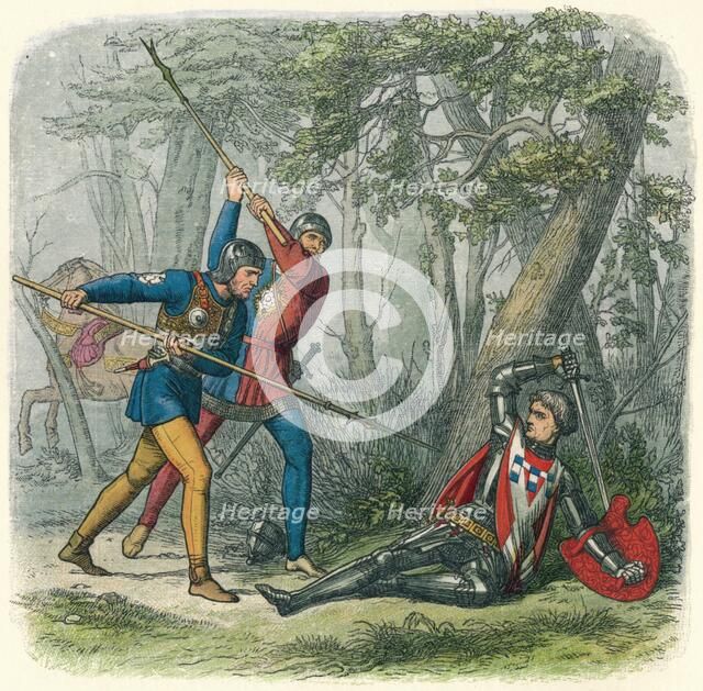 'Death to the Kingmaker', 1471 (1864). Artist: James William Edmund Doyle.