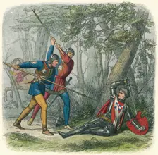 Death to the Kingmaker 1471 (1864). Artist: James William Edmund Doyle