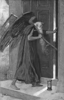 Death the Reaper 1896. Artist: P Naumann