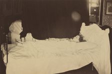 Deathbed Study of Adeline Grace Clogstoun, 1872. Creator: Julia Margaret Cameron