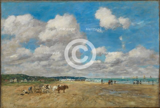 Deauville, 1893. Creator: Boudin, Eugène-Louis (1824-1898).