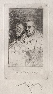 Deaux Cardinaux. Creator: Mariano Fortuny y Carbó (Spanish, 1838-1874)