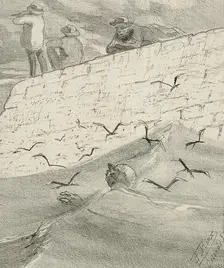 Déballages, 1857. Creator: Félicien Rops