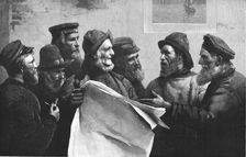 '"Debate on the Fisheries Question"; from the picture by W.Llewellyn. 1890. Creator: Unknown