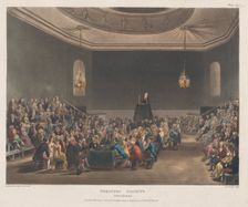 Debating Society, Piccadilly, August 1, 1808., August 1, 1808. Creator: J. Bluck