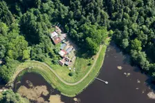 Debdon Sawmill and Power House, Debdon Lake, Northumberland, 2018. Creator: Historic England
