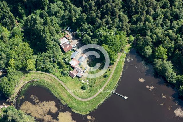 Debdon Sawmill and Power House, Debdon Lake, Northumberland, 2018. Creator: Historic England.