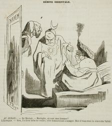 Debine orientale, 1861. Creator: Félicien Rops