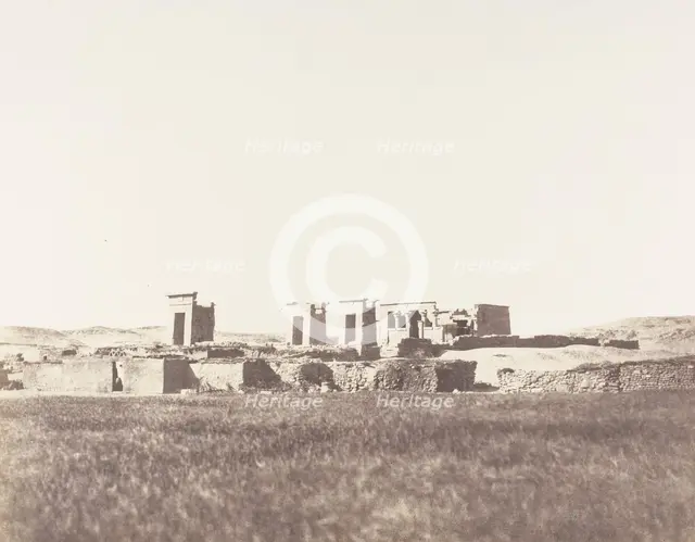 Débôd (Parembole), Vue Générale des Ruines, 1851-52, printed 1853-54. Creator: Félix Teynard.