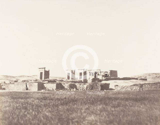 Débôd (Parembole), Vue Générale des Ruines, 1851-52, printed 1853-54. Creator: Félix Teynard.