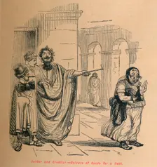 Debtor and Creditor - Seizure of Goods for a Debt 1852. Artist: John Leech