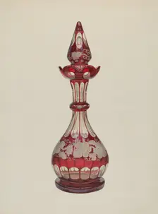 Decanter, 1935/1942. Creator: Frank M Keane