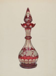 Decanter, 1935/1942. Creator: Frank M Keane