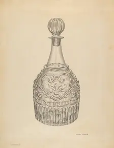 Decanter, 1935/1942. Creator: John Dana