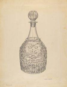 Decanter, 1935/1942. Creator: John Dana