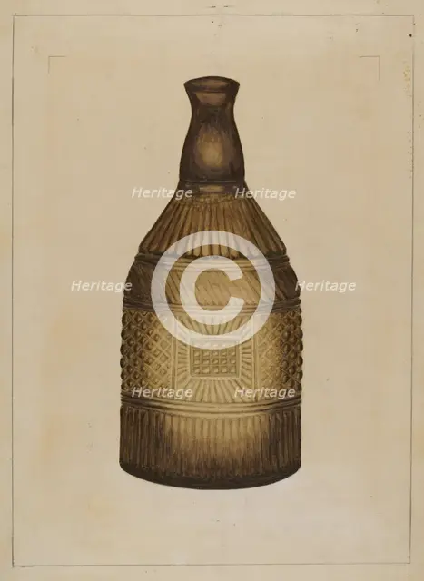 Decanter, 1935/1942. Creator: Nicholas Amantea.