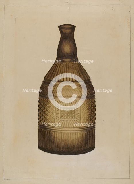 Decanter, 1935/1942. Creator: Nicholas Amantea.