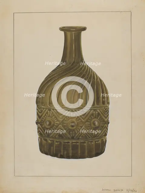 Decanter, 1936. Creator: John Dana.