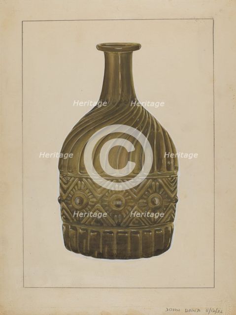 Decanter, 1936. Creator: John Dana.