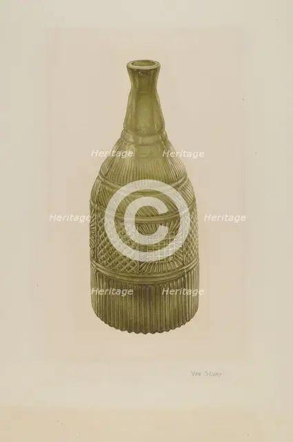 Decanter, 1939. Creator: Van Silvay.
