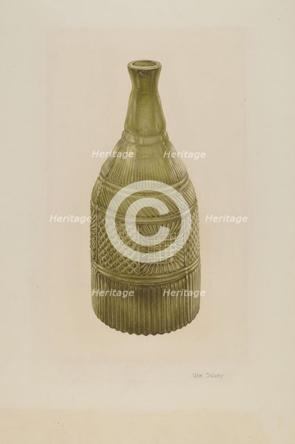Decanter, 1939. Creator: Van Silvay.