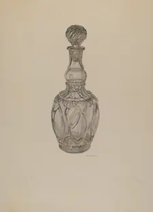 Decanter, c. 1940. Creator: George Yanosko