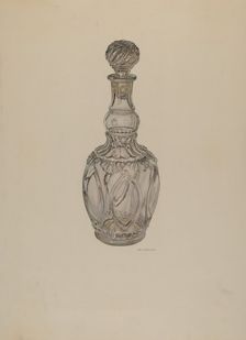 Decanter, c. 1940. Creator: George Yanosko