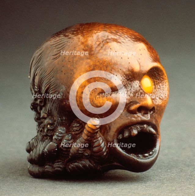 Decapitated Woman's Head, 19th century. Creator: Unknown.