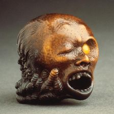 Decapitated Woman's Head, 19th century. Creator: Unknown