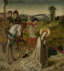 Decapitation of St Catherine, c1470-1480. Creator: Cologne Master