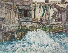 Decaying Mill (Mountain Mill), 1916. Creator: Egon Schiele
