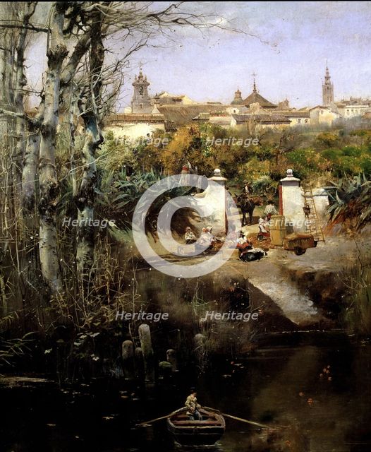 December in Seville' oil 1891.