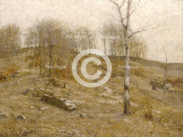 December Uplands, 1919. Creator: Bruce Crane.