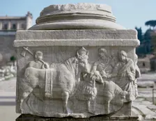 Decennalia base, The Forum, Rome, Italy 4th century (2000). Creator: Unknown