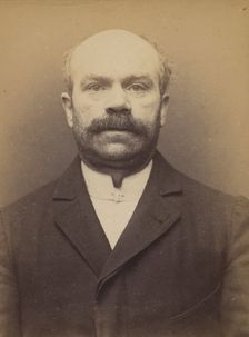 Decker. Jacques. 43 ans, né à Grodeskersheim (Bas-Rhin). Tailleur d'habits. Anarchiste. 9/..., 1894. Creator: Alphonse Bertillon