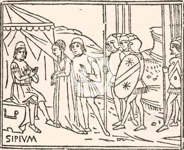 Deche di Tito Livio vulgare hystoriate, 16 April 1511., 16 April 1511. Creator: Pico Master.