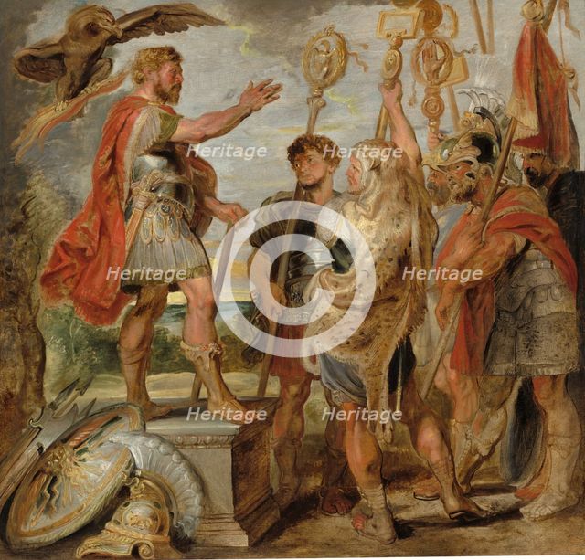 Decius Mus Addressing the Legions, probably 1616. Creator: Peter Paul Rubens.