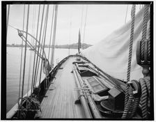 Deck of Galatea, 1886. Creator: Unknown