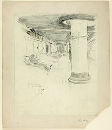 Deck of Steamer, 1896. Creator: Philip William May