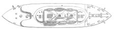 Deck plan of H.M. Ship Devastation, 1871. Creator: Unknown