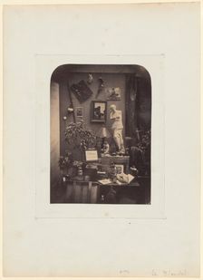 Décor d'atelier, nature morte, c. 1855. Creator: Alphonse Le Blondel