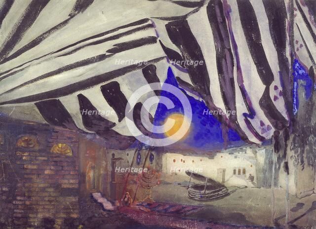 Decor for 'La Tragedie de Salome', 1912. Artist: Leon Bakst.