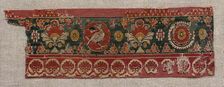 Decorated Band from a Tunic or Curtain, 600s. Creator: Unknown